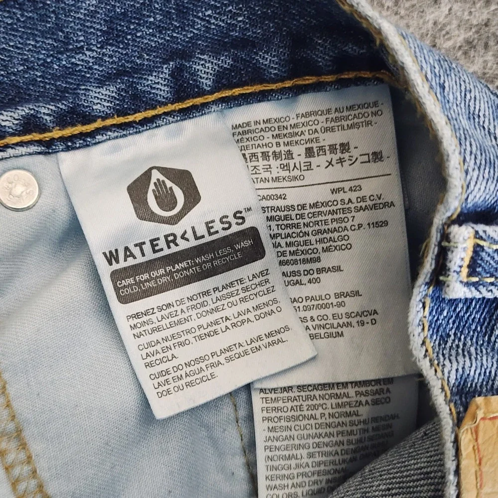 Levis 550‎ Jeans Mens 42 X 31 Blue Denim Relaxed Fit Tapered Cowboy Casual